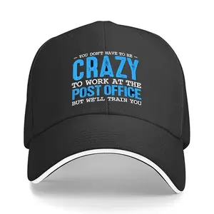 Unisex Appeal Adjustable Funny Mail Carrier Postal Worker Themed Sandwich Baseball Cap - Sports & Outdoor Hat, Ideal for Halloween, Family & Friends Gift