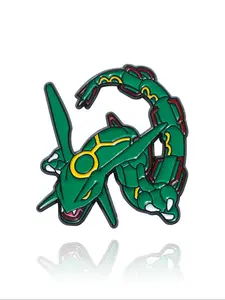 Cartoon Dragon Design Brooch, Cute Fashion Alloy Badge for Daily Clothing Decor, Trendy All-match & Exquisite Brooch for Birthday Gift, Flower Brooch Pin