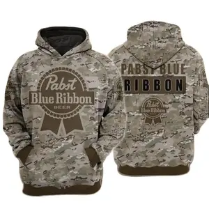 Vintage Pabst Blue Ribbon 3D Hoodie for Men and Women, Classic Streatwear Top, Trendy 3D Hoodie, Print 3D Hoodie, Cool Unisex Fashion Top