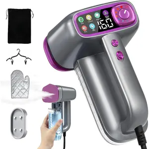 Travel Steamer for Clothes,Handheld Steamer for Clothes,2 in 1 steamer and iron,160ml Large Water  Portable Steamer for Clothes,6 Steam Mode&Dual-Layer Heated Steam Plate,120V for ,Office