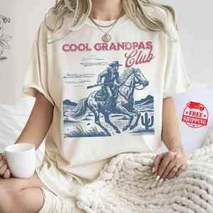[Sale up to 50%] [Free Ship] Cool PaPas Club Comfort Color T-Shirt, Funny PaPa Shirt, Gift for Grandpa, Father's Day Gift, Pawpaw Gift, Grandfather to Be Gift