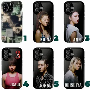 6 styles Alice in Borderland 3 Arisu Chishiya Usagi Kuina Phone Case, Netflix Series Anime Aesthetic iPhone Cover for Fans and Collectors fit iPhone 17,16 to SE, Galaxy