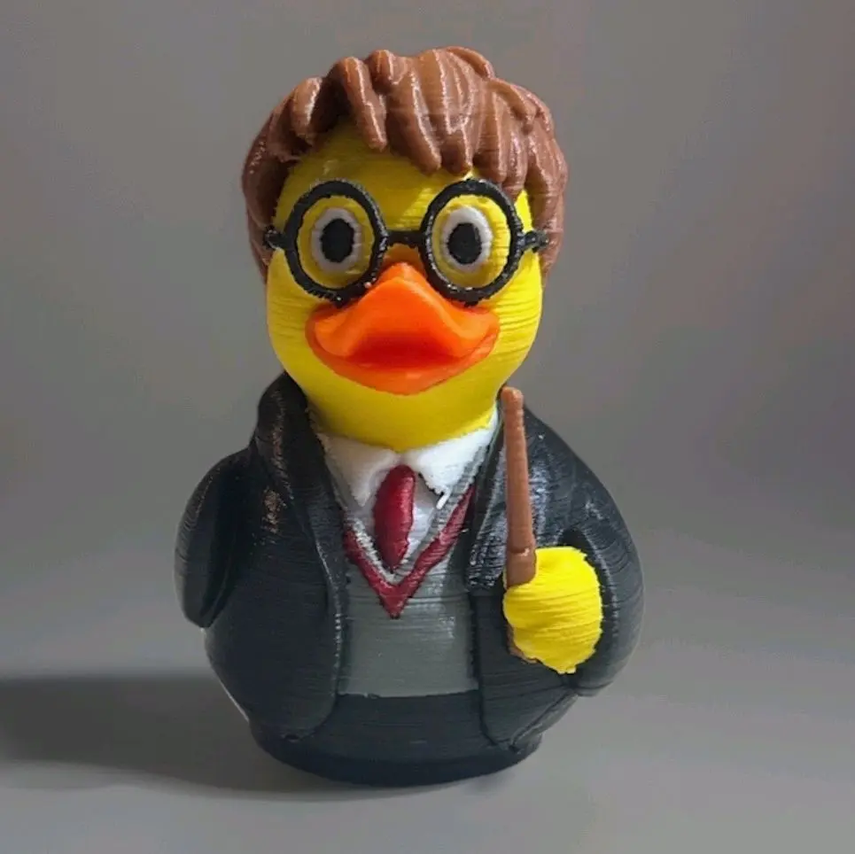 New HARRY POTTER Magical Duck Collectible Figurine Ornament, 3D-Printed Design, Lifelike Detail, Movie-Themed Figurine Collectibles, Collectible Figure Ornament