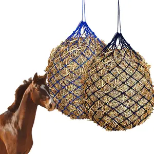 Horse Hay Bag, 1 Count Hanging Large Capacity Durable Feeding Bag, Feeding Supplies for Horse Stable and Barn, Pet Supplies