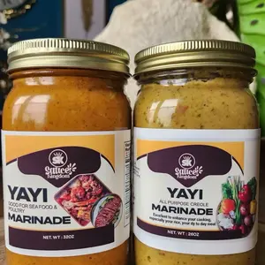 Yayi Haitian Epis Marinade - A bundle of two 32 oz Jar for Seafood & Poultry - Ideal for Flavorful Recipes - Afro-Caribbean flavor