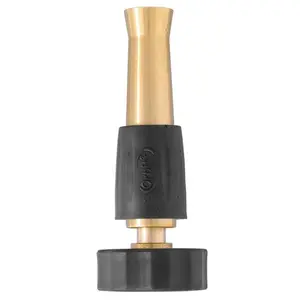 Orbit 4in. Brass Adjustable Spray Nozzle, Heavy-Duty Water Hose Nozzle for Tools & Hardware Pressure Washer Applications