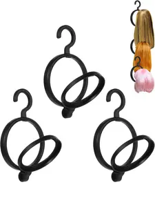 Durable Round Wig Stand Holder, Lightweight PP Plastic Material, Hanging Storage Rack for Multiple Wigs, Casual Style, All Seasons, Accessory, Hangers