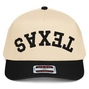 RIVEMUG NX1 Upside Down Texas Hat Embroidered Mid Crown Curved Bill Snapback Cap for Men and Women