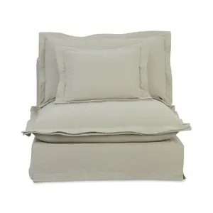 Moes Home Slipper Chairs OLIVIA Beige  Rustic Furniture