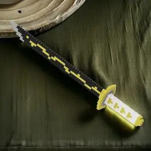 Brick Set, 1426+ Pieces, High Difficulty PP Model Kit, Samurai Katana, Art Decoration, Perfect Gift for Birthday, Christmas, Halloween