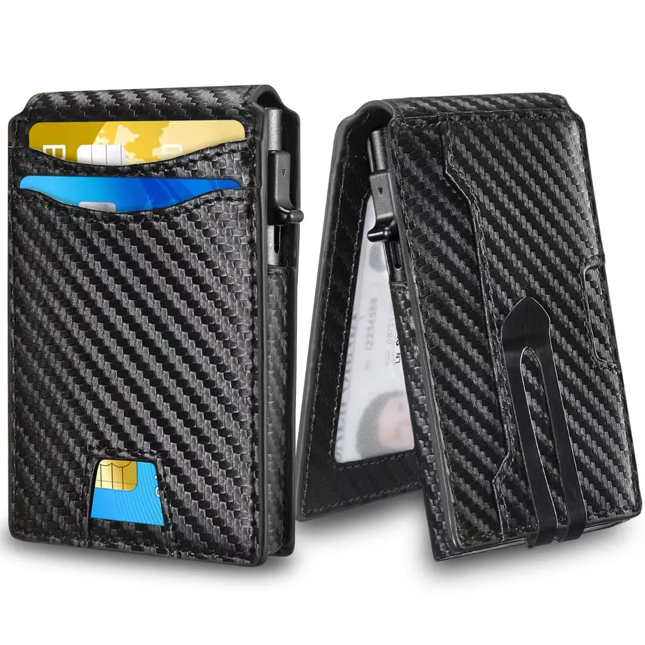 Men's Business Rfid Blocking Wallet,Simple Plain Multi Card Slots Wallet,Minimalist Matching Super Slim CardHolder for Men Back To School,Business Matching Wallet