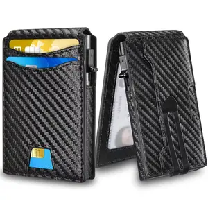 Men's Business Rfid Blocking Wallet,Simple Plain Multi Card Slots Wallet,Minimalist Matching Super Slim CardHolder for Men Back To School,Business Matching Wallet