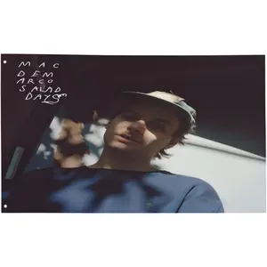 Mac Demarco Singer Tapestry Flag 3x5ft - Indoor/Outdoor Decorative Banner, Polyester Wall Hanging Backdrop for College Dorm, Bedroom  Without Metal Rings