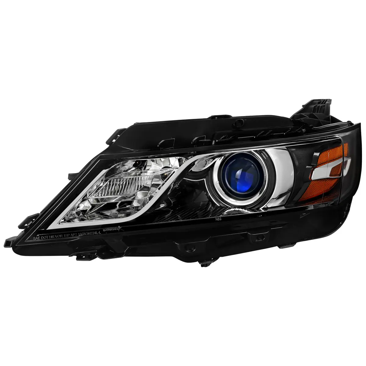2014-2020 Impala Factory Style Projector Headlights - Driver Side (Jet Black Housing / Clear Lens) 2014-2020 Impala Factory Style Projector Headlights - Driver Side (Jet Black Housing / Clear Lens)