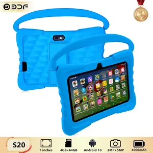 7 Inch Android Tablet with Education Software, USB Charging, Quad Core Processor, 4GB RAM, HD IPS Display, Parental Lock, Dual Camera