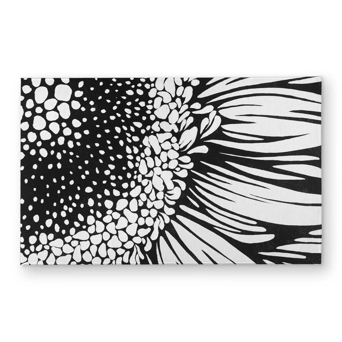 Begin Home Decor CODM2134GFRJC8 21 x 34 in. Gerbera Flower Botanical Door Mat - Indoor & Outdoor Decor