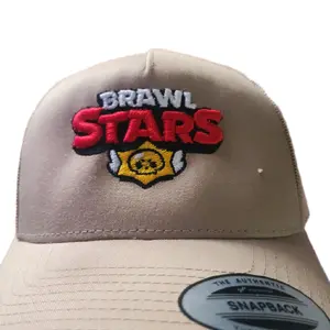 Brawl Stars Authentic Snapback Hat with Embroidered Logo for Fans of the Game