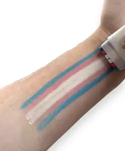 2 Transgender Flag Pride Markers -  Party Paint - High-Quality Paraffin Wax  - Ideal for LGBT Pride Parties and Festive Occasions