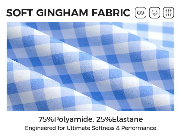 Aoysky Womens Workout Gingham 2 Piece Outfits Padded Open Back Crop Tank High Waist Seamless Sports Shorts Sets Casual Yoga Matching Sets S-XXL