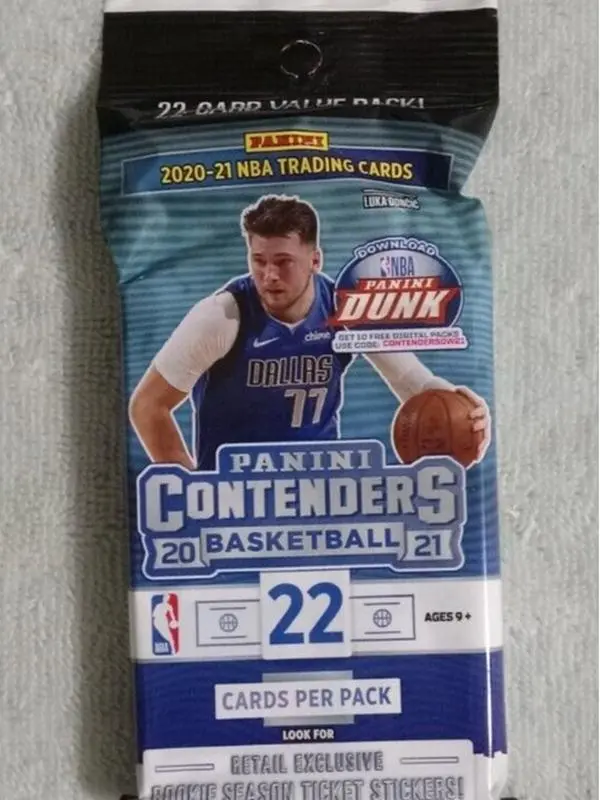 2021 Panini Contenders Basketball Cello Pack