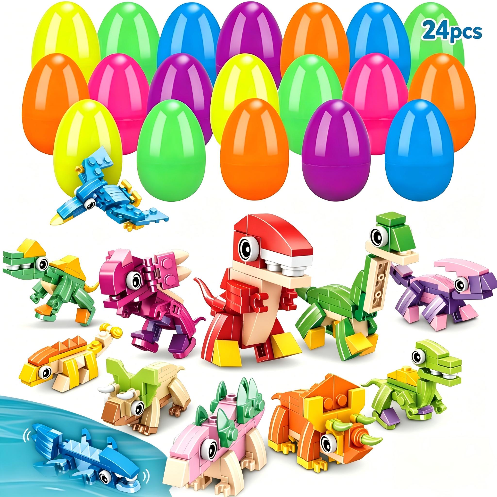 12Pcs Easter Egg Surprise Pull Back Cars, Blind Box Toy Vehicles for Kids, Perfect Easter Basket Stuffers, Party Favors & Birthday Gifts