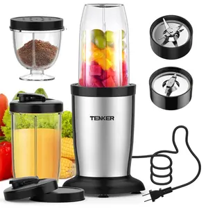 TENKER 850W Personal Blender with Cups for Shakes and Smoothies Meat Fruit Grinding Chopping Blending