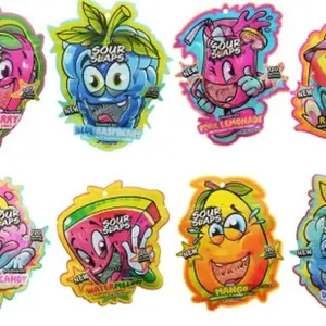 Sour Slaps Flavored Sour Candy Belts - Vegetarian, Deliciously Sour, Fresh & Chewy, 8 Mouth Watering Flavors - Snack, Sweet Candies Bonbon