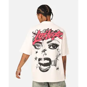 Loiter Sketchbook Oversized T-Shirt Off White