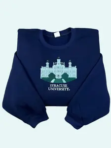 Syracuse  University Embroidered Sweatshirt/Hoodie