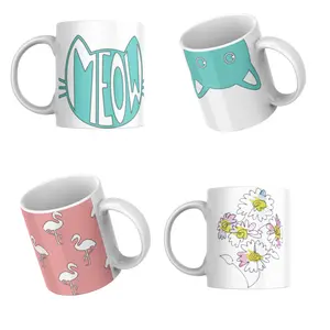 Custom 12oz Ceramic Mug: Personalize Your Daily Ritual with a Dishwasher-Safe, Microwave-Friendly Gem, Complete with Gift Box! Coffee Drinkware Classic Reusable Washable Reuse Tumbler Drink