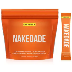 Nakedade Electrolytes Powder Packets - Citrus Flavor - 285mg of Potassium for Sustained Hydration & Vitamins