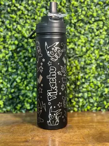 Kids Water Bottle - Pokémon Inspired - laser engraved
