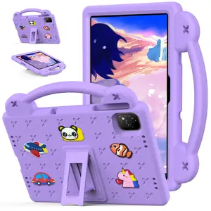 Cute 3D Cartoon EVA Foam Case for Infinix Xpad 30E/20/X1101 11" - Kids Shockproof Tablet Cover with Kickstand & Handle, Lightweight Protective Shell for Children