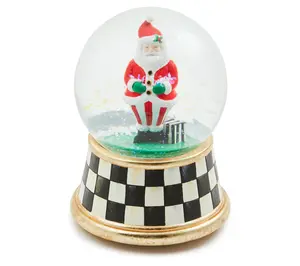 MacKenzie Childs Holly Jolly Snow Globe