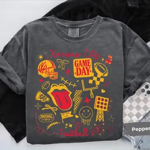 Trendy Kansaas City Game Day Comfort Colors Shirt,Tayl0r Football Shirt, City Chieeefs Shirt, Travis Tayl0r Tee, Funny Tee