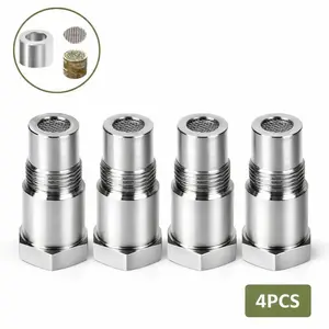M18x1.5 Stainless Steel Threaded Adapter,Thread Extension Fitting,Precision-Machined,Universal Pipe Fitting Connector for Industrial Applications