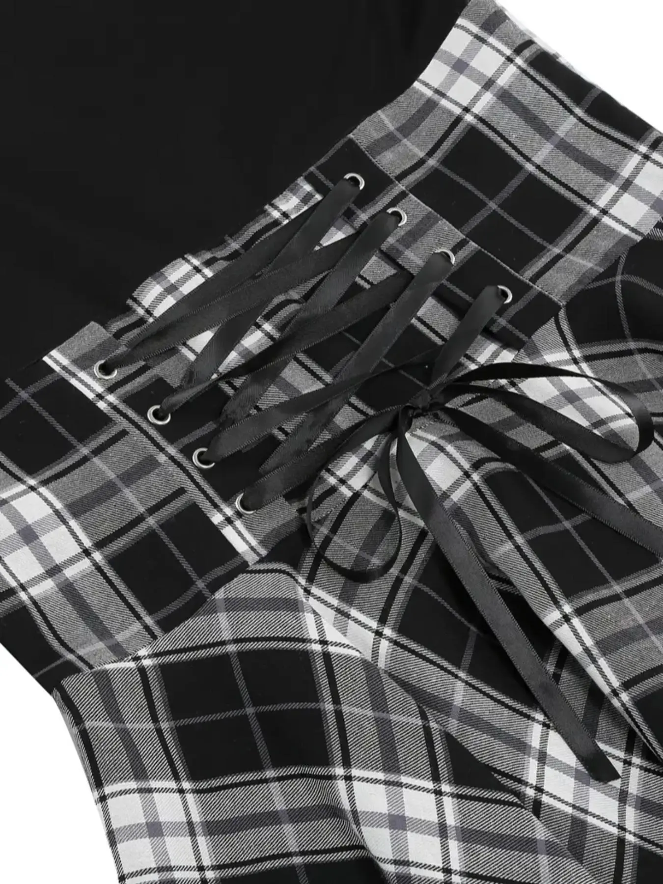 Women's Plaid Print Lace Up Asymmetrical Neck Dress, Elegant Classy Long Sleeve Midi Dress for Spring & Fall, Women's Clothing for Daily Wear, Womenswear - TikTok Shop Women's Plaid Print Lace Up Asymmetrical Neck Dress, Elegant Classy Long Sleeve Midi Dress for Spring & Fall, Women's Clothing for Daily Wear, Womenswear - TikTok Shop