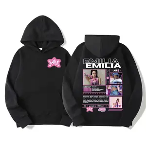 Singer Emilia Mernes MP3 Tour Hoodies Men Women's Clothing Fashion Aesthetic Sweatshirt Hip Hop Pullover Hoodie  C268 88P