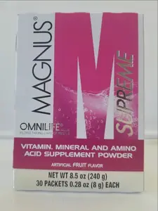 Omnilife Magnus Supreme | OML | Energy & Brain Supplement | Box w/ 30 Packets