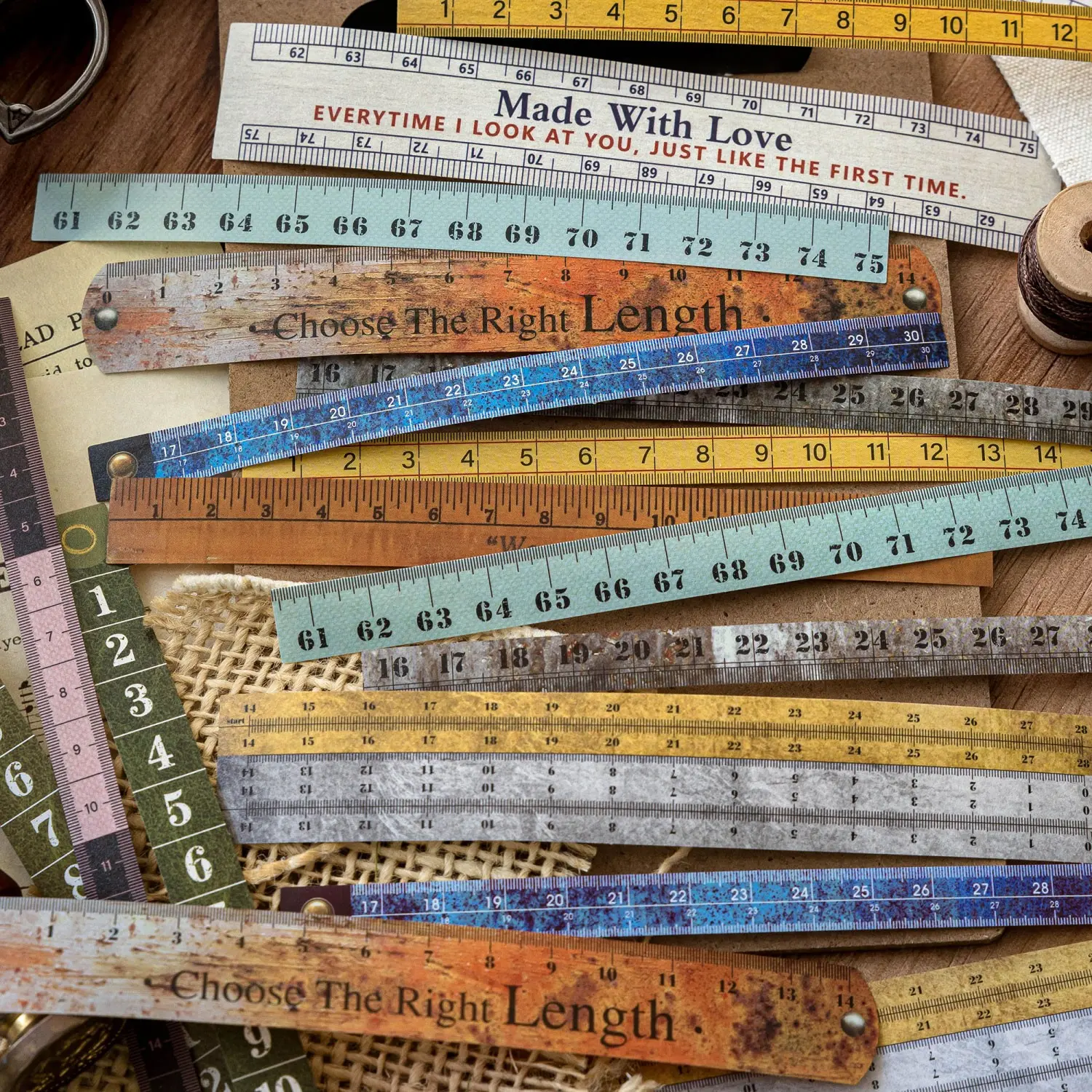20 Sheets Vintage Style Long Stickers Pack, Time Trace Series Decorative Material for Scrapbooking, Multi-Scene Decoration Stickers, Stickers for Journals, DIY Sticker, Aesthetic Stickers