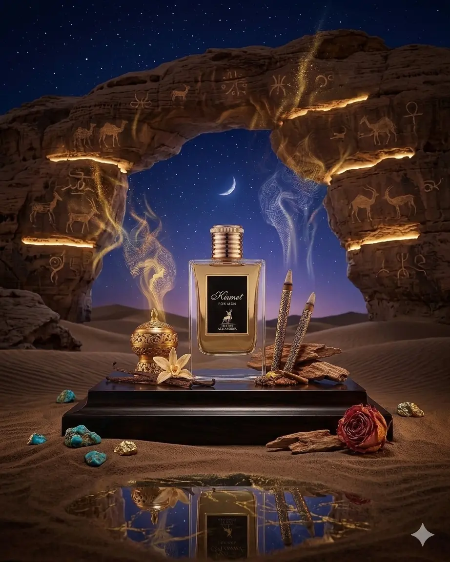 Maison Alhambra Kismet for Men EAU de Parfum 3.4oz 100ml - Warm Spicy Woody Scent with Patchouli Cacao & Sandalwood Notes