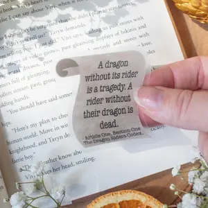 Riders Codex Scroll Vinyl Sticker | Officially Licensed Fourth Wing Sticker | 2.5”x2.5”