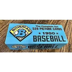 1990 Bowman Baseball Complete Set of 528 Cards - Box Sealed with Packing Tape