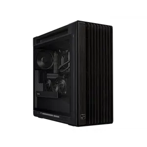 ASUS PA602 Black Steel/ABS Plastic/Wood/Tempered Glass Micro ATX Mid Tower Computer Case