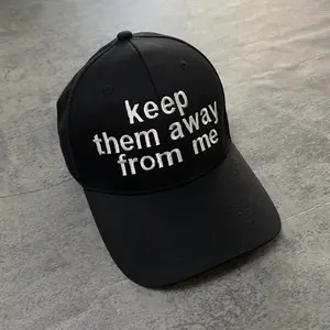 Keep Them Away Form Me Embroidered Hat, Kendrickk Cap, Rapper, Rap Merch, Rap Hat, Classic Hat, Gift Idea