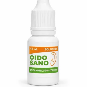 Ear Care Drops for Pain, Infection & Itching Relief - 10mL (Odio Sano Dolor, Infección, Comezón Solution)