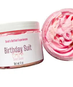Birthday Suit Buttah Sweet Guava Body Butter Moisturizer for Smooth Skin - Body Care Sunflower Apricot new bodybutter hydrating bodybutter Blend Fragrance
