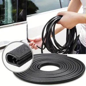 Door Edge Protector, Car Door Anti-collision Strip, Sound-proof Strip And Dust-proof Rubber Strip, Door Bottom Anti-collision Rubber Strip, Car Accessories