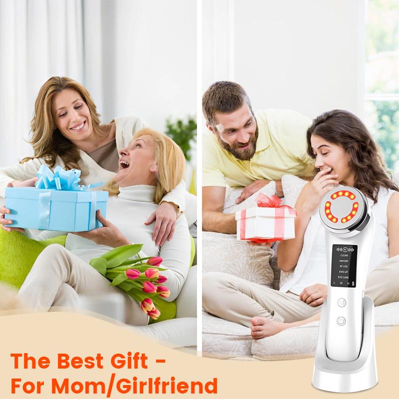 M80B Multifunctional Skincare Device, EMS, Vibration, 3 Color LED Lights (Red, Green, Blue), Heated Massage, 3 Intensity Levels, 5 Modes for Deep Cleansing, Skin Nourishment, Firming, and Eye Care M80B Multifunctional Skincare Device, EMS, Vibration, 3 Color LED Lights (Red, Green, Blue), Heated Massage, 3 Intensity Levels, 5 Modes for Deep Cleansing, Skin Nourishment, Firming, and Eye Care