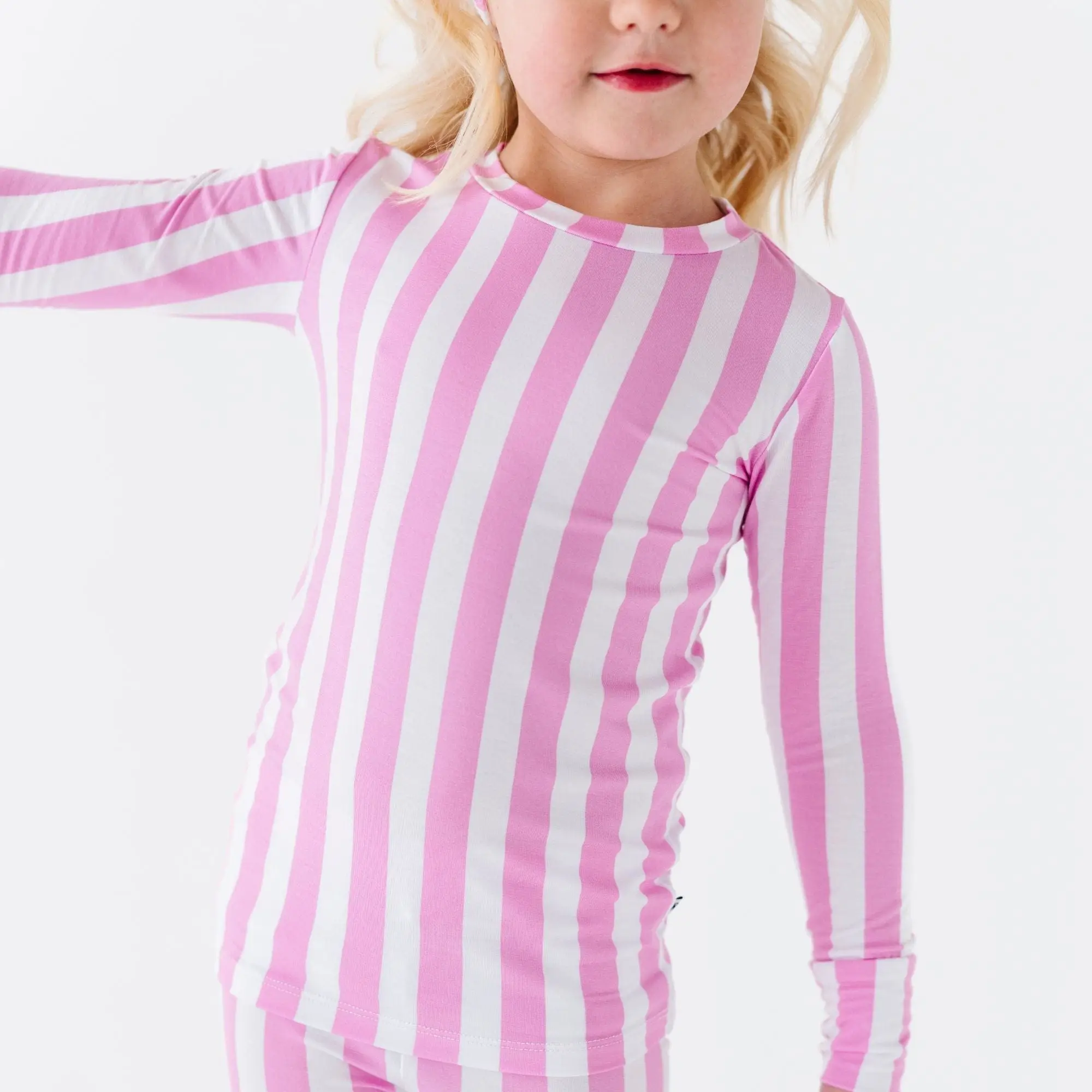 Tickle Me Pink Two-Piece Pajama Set